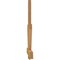 Ekena Millwork Kennewick Rough Sawn Timber Gable Bracket, Western Red Cedar, 60"W x 38"H x 2"D x 4"F, 15/12 Pitch GBW060X38X0204KEN00RWR - alternate 2